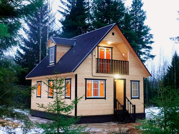 Строительство под ключ дачных домиков и домов