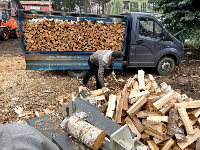 Дрова березовые колотые