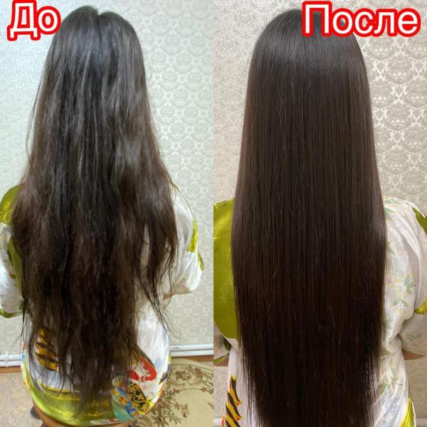 Алина:  Кератиновое выпрямления и ботокс для волос