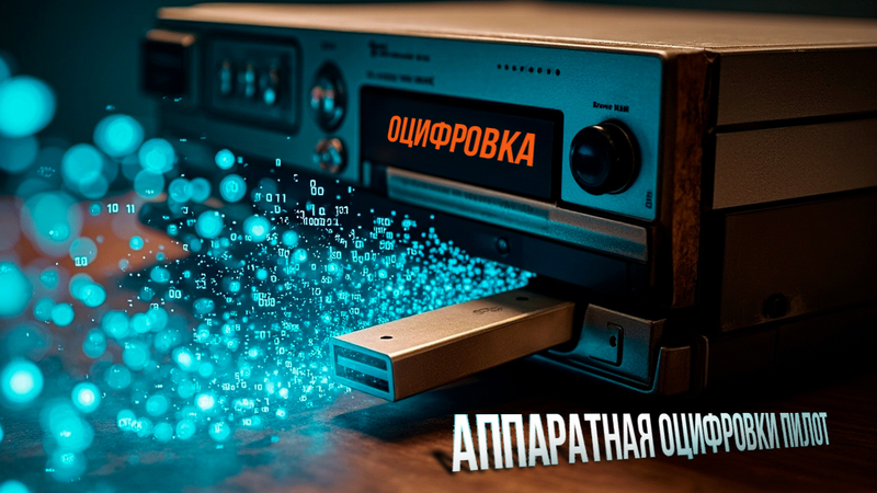 Перезапись на USB, оцифровка на флешку