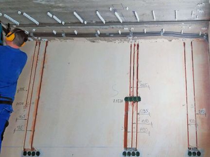 E монтаж. Внешний блок сплит системы схема установки. Плинт расшивка кабеля 50 пар. Кросс панель расшивка 24 порта. E монтаж.