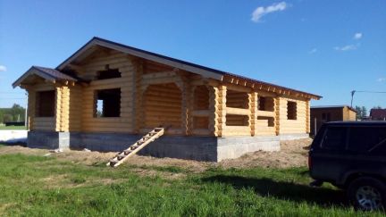 Бригада построит баню из бруса