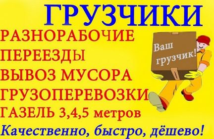 Владимир:  Грузчики, транспорт, сборка-разборка мебели вывоз мусора.