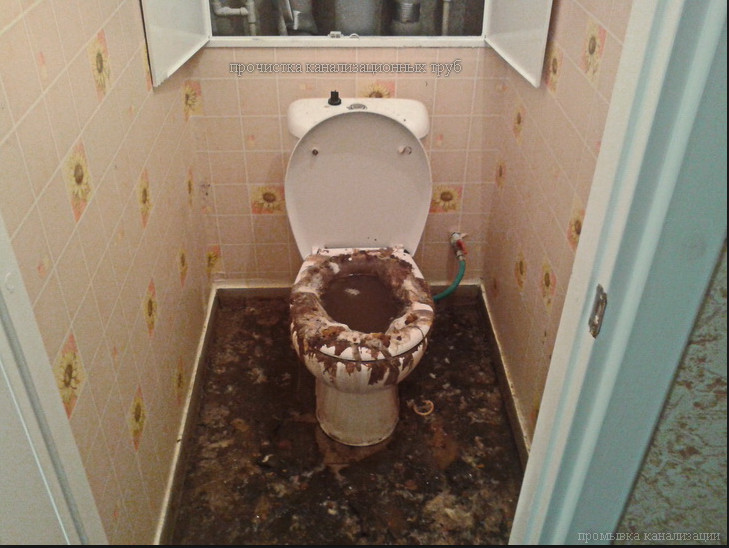 Аварийная прочистка труб КАНАЛИЗАЦИИ.