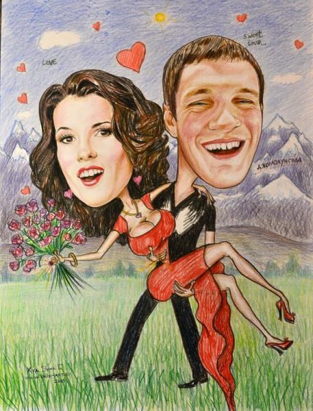 Шаржист на праздник 