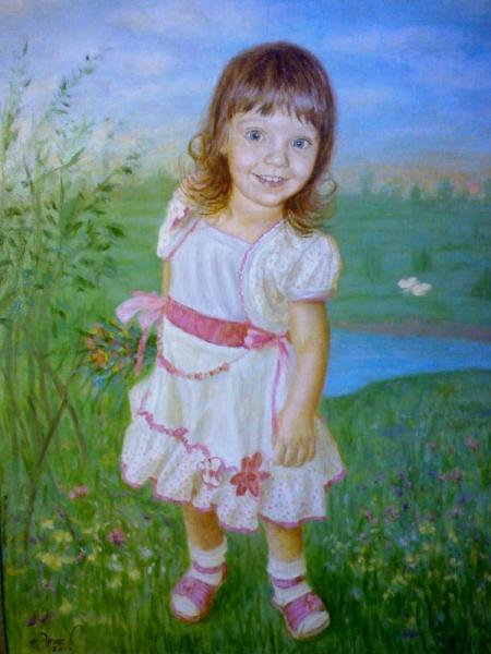 Портрет маслом на холсте