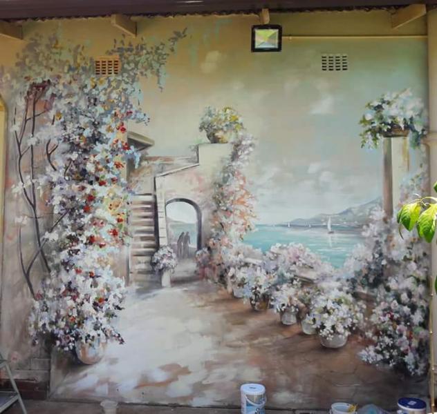 Евгения:  Роспись стен. Барельеф. Рельефная живопись