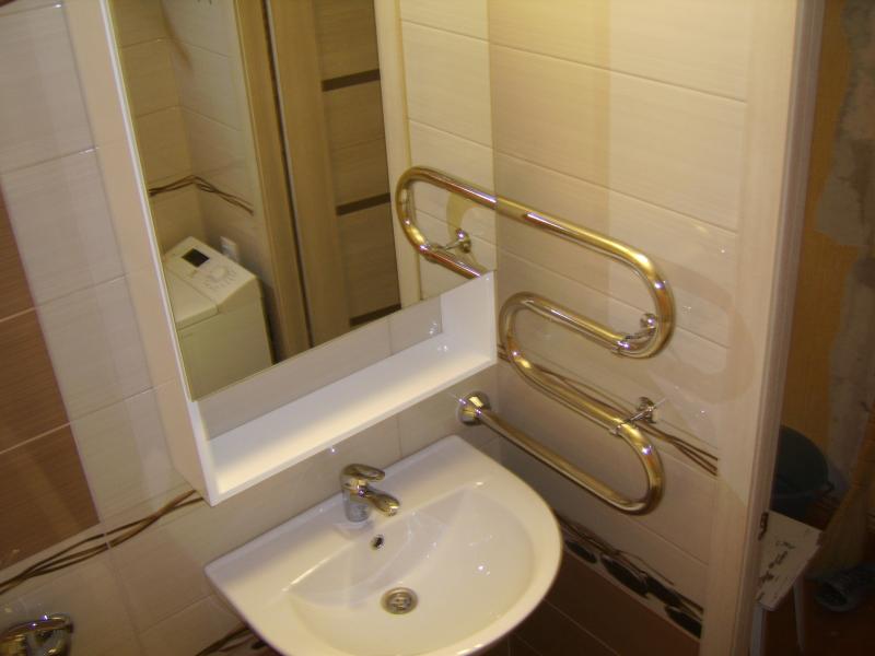 Александр:  Ремонт  ванной комнаты в комплексе и частично