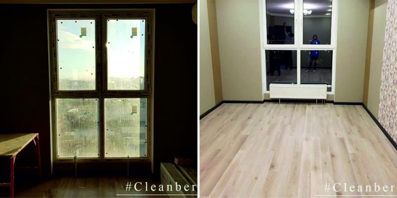 CleanBer:  Уборка квартир генеральная, после ремонта
