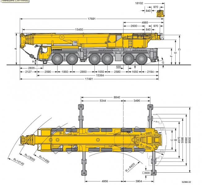 Михаил:  Автокран Liebherr LТМ 1250 — 250 тонн