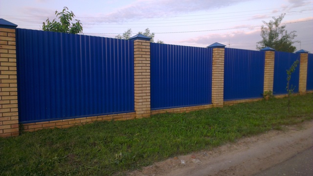 Михаил:  Забор из профнастила в Краснодаре 