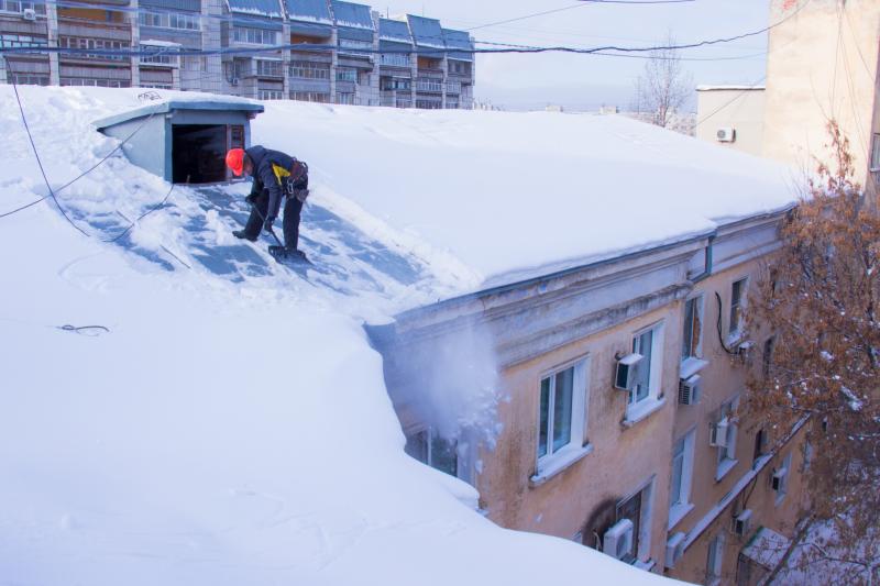 Руслан:  Очистка крыш от снега
