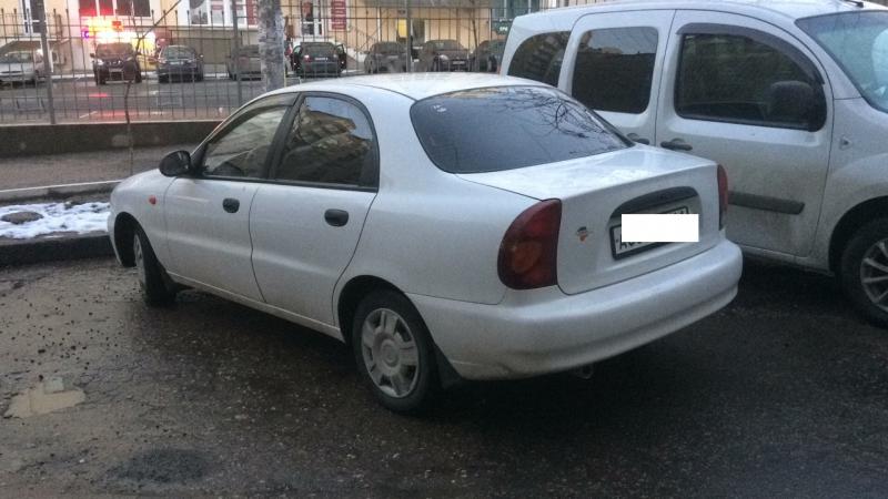 Daewoo lanos такси белый