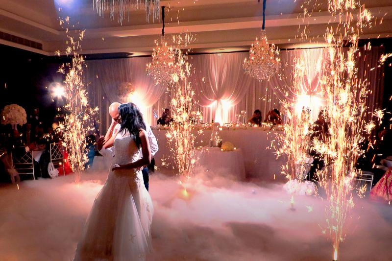 Scena Effect сценические эффекты:  Тяжелый дым на свадьбу