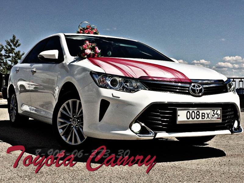Andrey:  Toyota Camry new - современные авто бизнес класса на свадьбу в Волгограде. Машины и украшения.