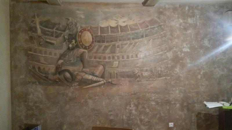 Евгения:  Художественная роспись стен,Барельеф