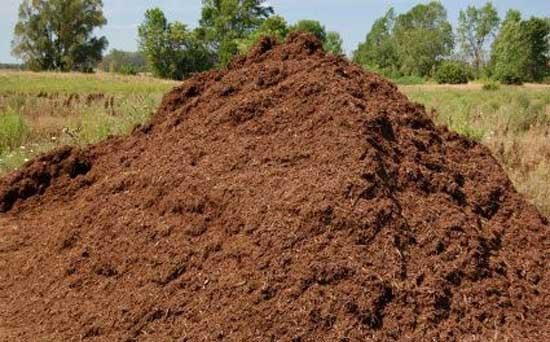 Конский перегной мешками и навалом