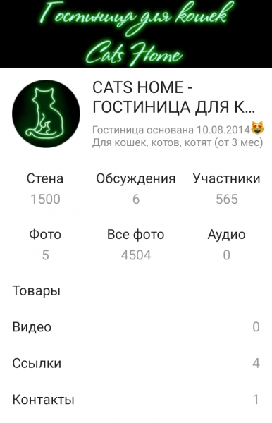 Cats Home: Домашняя Гостиница для кошек :)