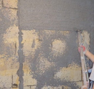 СК ПИРАМИДА:  Механизированная штукатурка стен. 