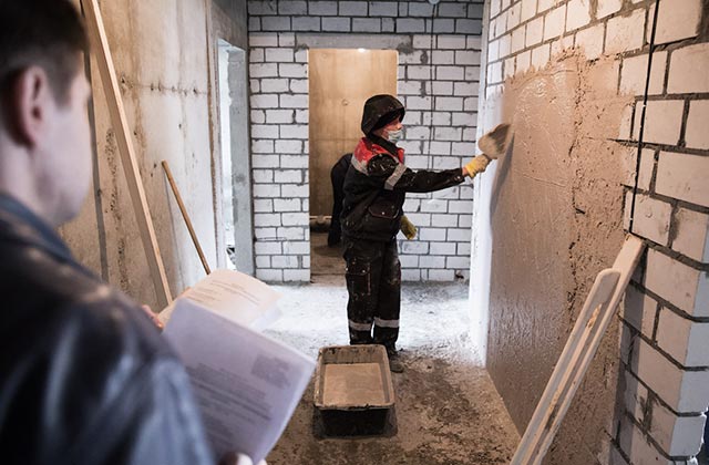 Кирилл Студенец:  Штукатурка, отделка стен и потолков