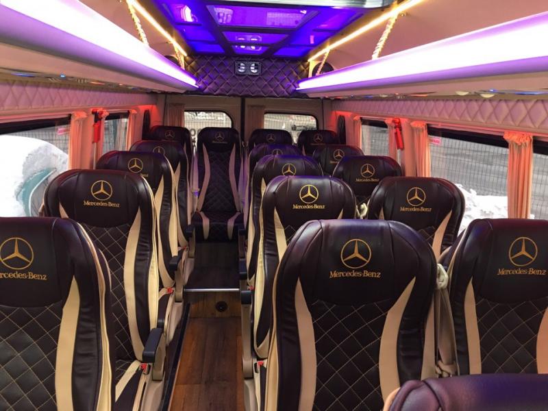 Валентин:  Заказ микроавтобуса Mercedes VIP 20 мест
