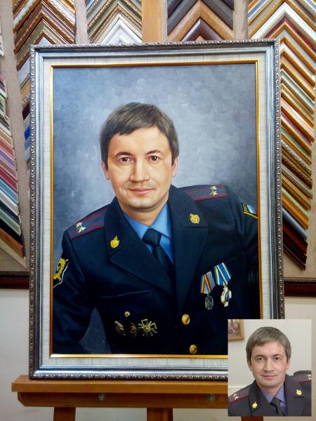 Анвар Латыпов:  Портреты по фото, портреты маслом на холсте.