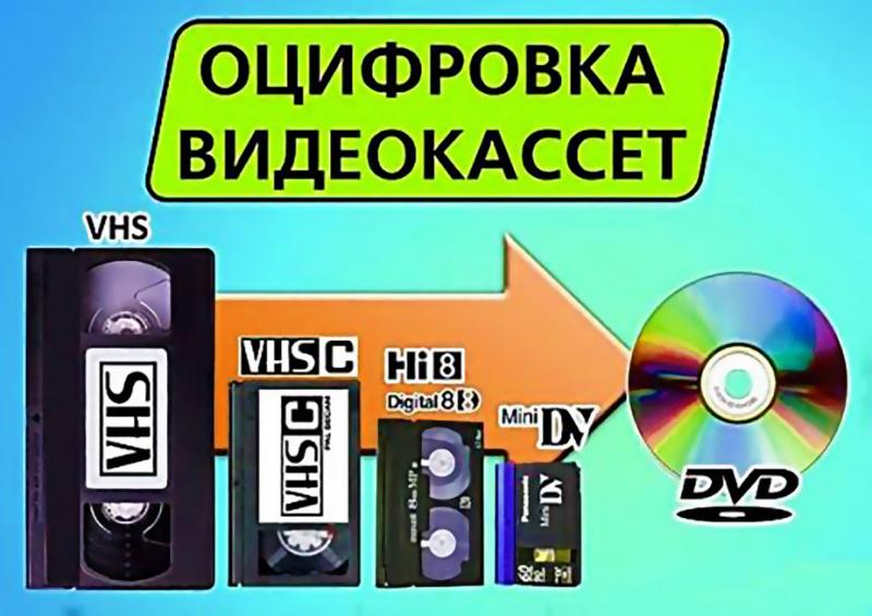 Николай:  Оцифровка Видеокассет любых форматов и Аудиокассет