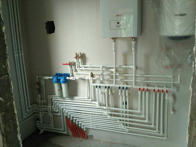 Монтаж системы отопления, водоснабжения, канализации.