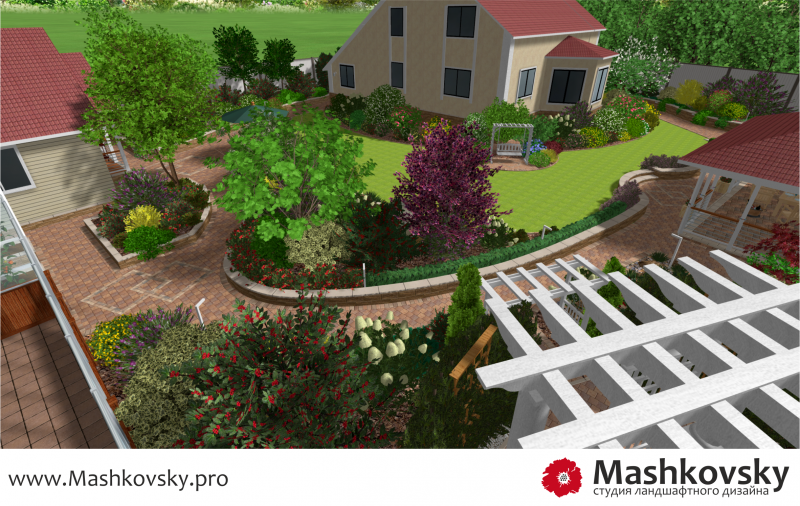 Студия ландшафтного дизайна MASHKOV:  Ландшафтный дизайн в Уфе