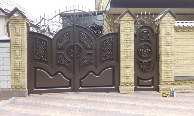 Ворота в пятигорске для частного дома