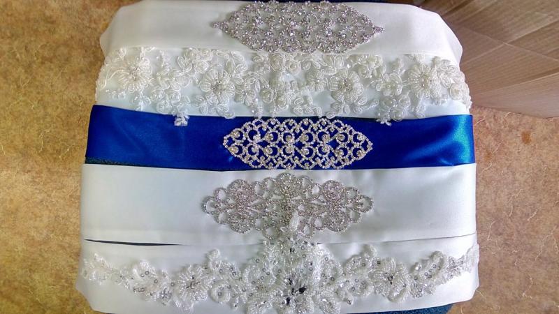 Мария:  Подгон свадебных платьев и пошив поясов