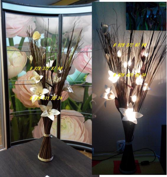 Милоцвета:  Цветы светильники ручной работы
