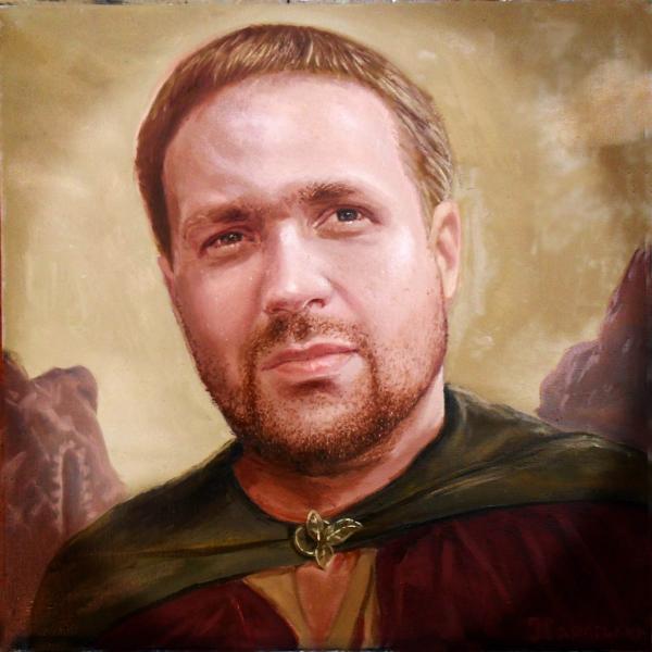 Константин :  Портрет, картина маслом на холсте 