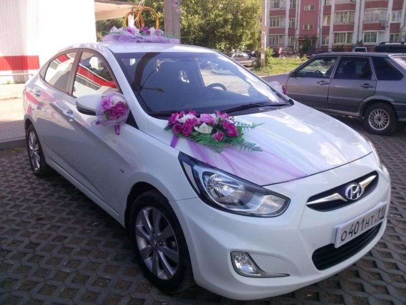 Авто Solaris на свадьбу в Таганроге:  Авто Solaris заказ на свадьбу аренда