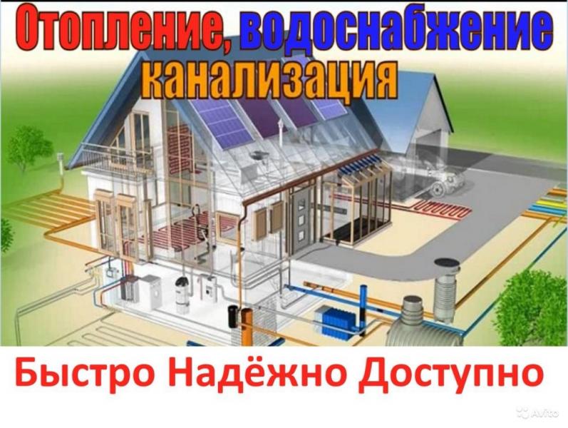 Сергей:  Водопровод Канализация и Отопление в ваш дом.