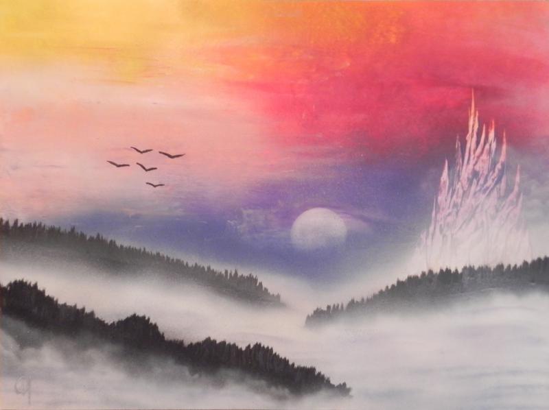 Anton:  Рисование картин на заказ в стиле Spray art
