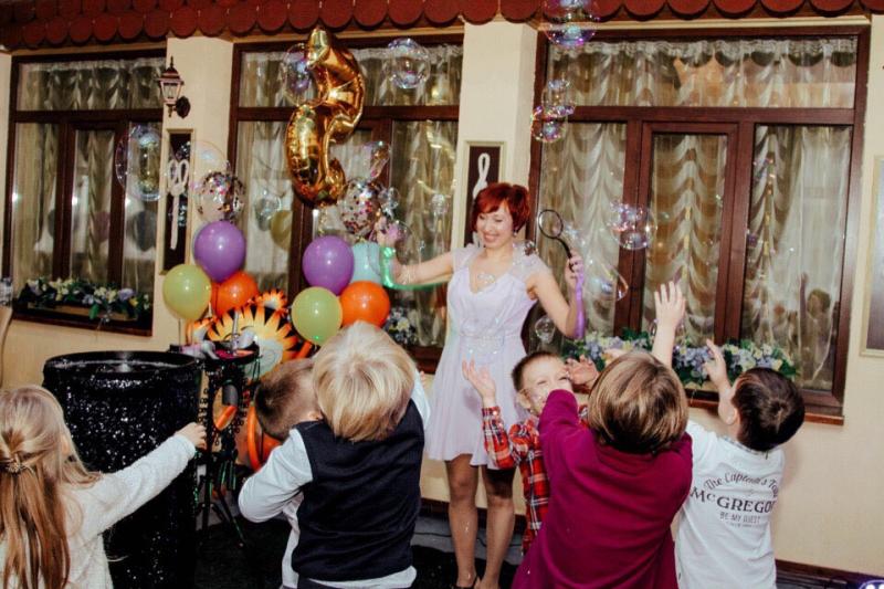 Наталья:  Шоу мыльных пузырей на детский праздник