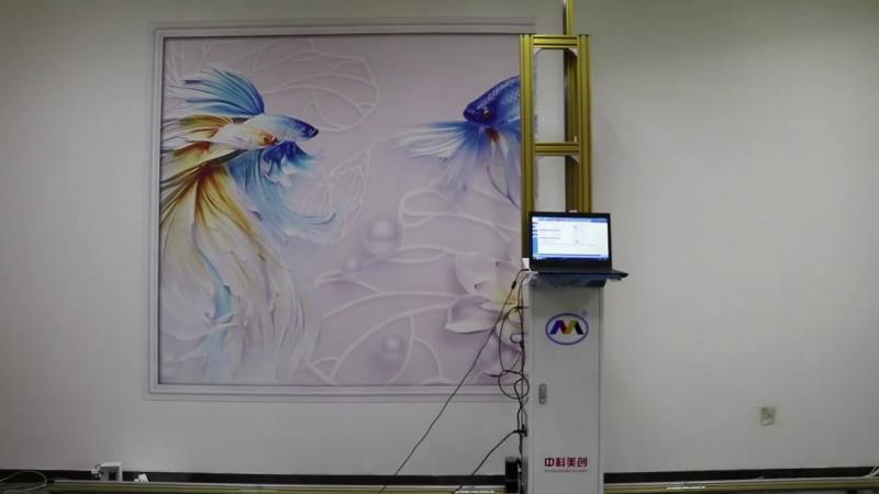 Марат:  Печать на стенах вертикальным принтером, роботом