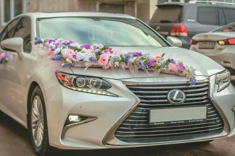Анастасия:  Украшения на свадебные автомобили