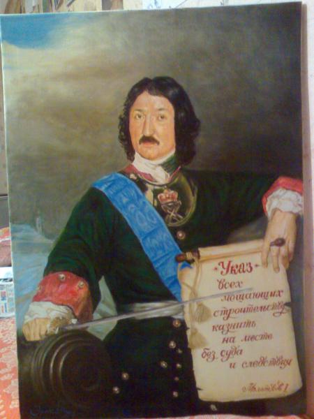 Портрет по фото маслом на холсте