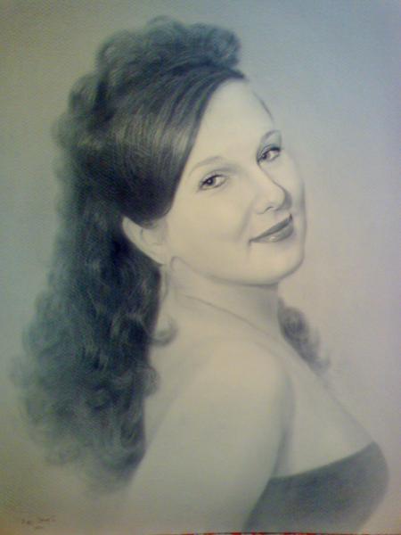 Портрет по фото
Бумага, масло, кисть
В технике сухая кисть
50х40 см