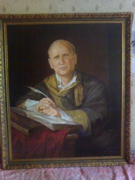 Портрет по фото на заказ. 

Холст масло 80х60