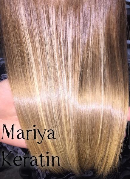 Мария:  Кератиновое восстановление и выпрямление волос