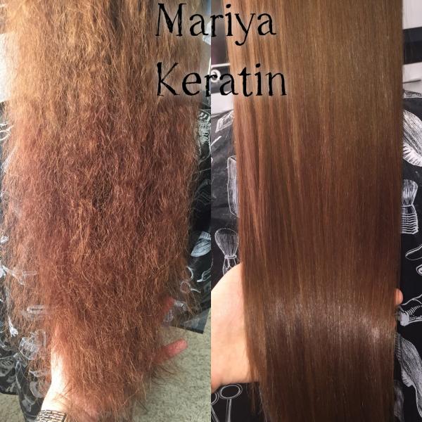 Мария:  Кератиновое восстановление и выпрямление волос