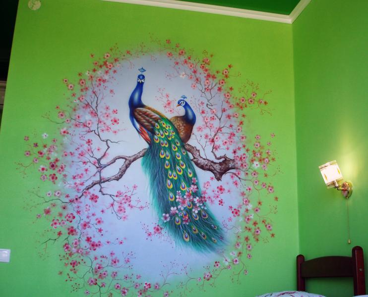 Оксана:  Роспись стен, барельеф, художественное панно