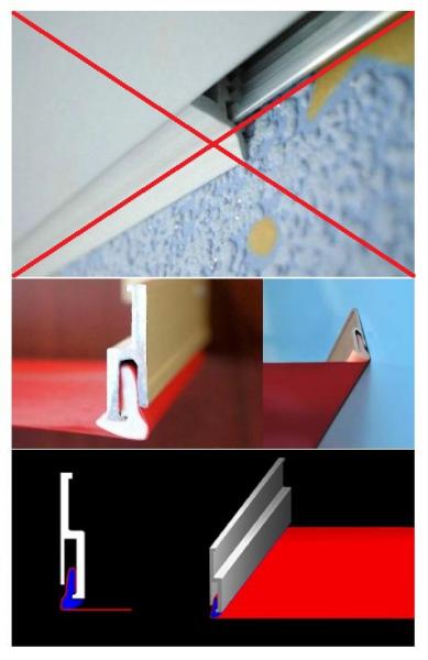 Уникальные бесщелевые натяжные потолки LuxeDesign