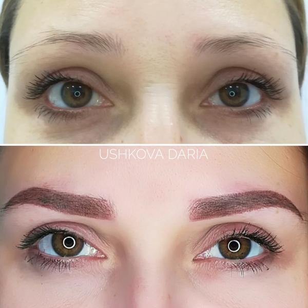 Дарья Ушкова:  Перманентный макияж (брови, губы)
