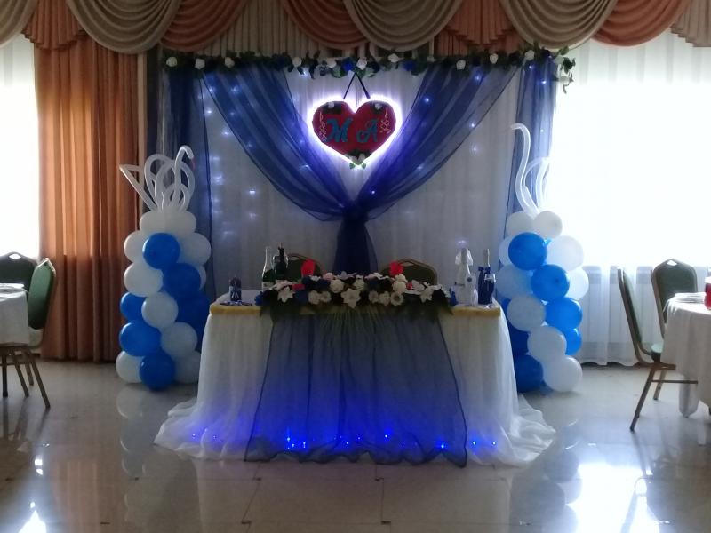 Любовь:  Украшение зала на свадьбу