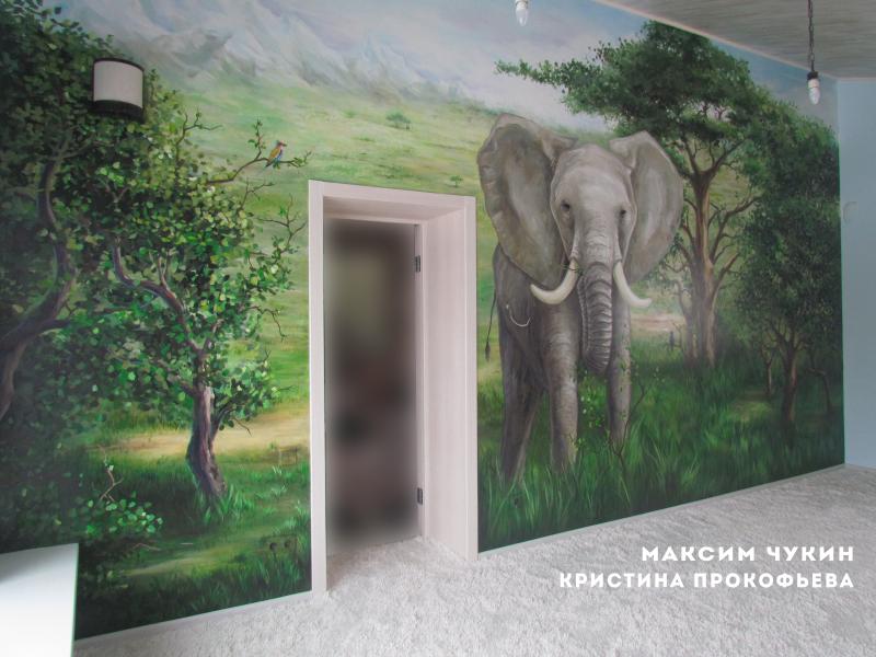 Максим Чукин (MAX.AIR):  Качественная роспись стен