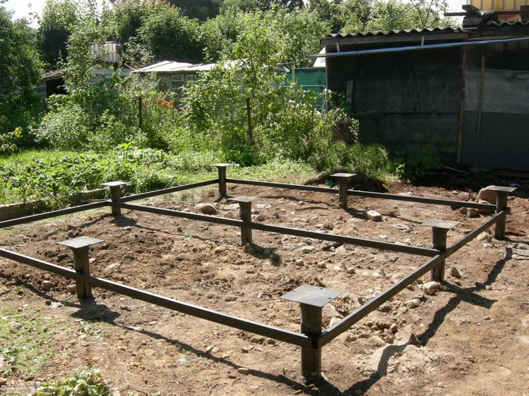 Фундамент. фундамент на винтовых сваях под любые строения